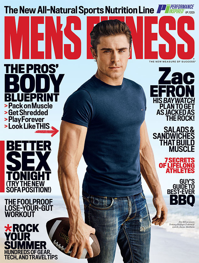 Zac Efron Covers Men S Fitness How Did He Get His Hot Body E News